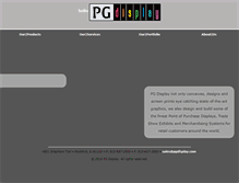 Tablet Screenshot of pgdisplay.com